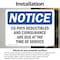Signmission Co-Pays Deductibles And Coinsurance Are, 7 in W x Rectangle, Vinyl Decal OS-2PACK-NS-D-57-L-10835 - alternate 5
